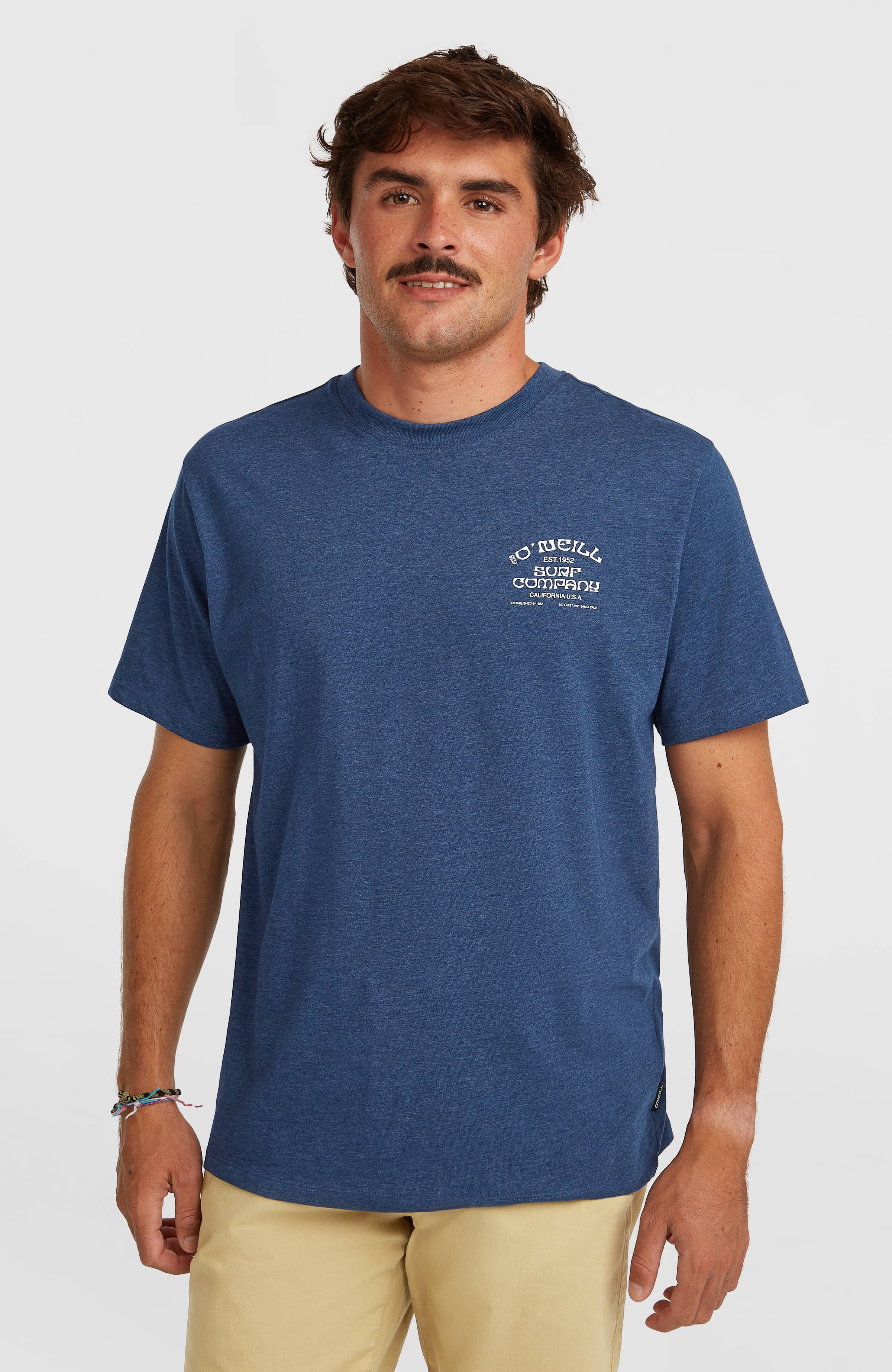Melange Chest-Print T-shirt