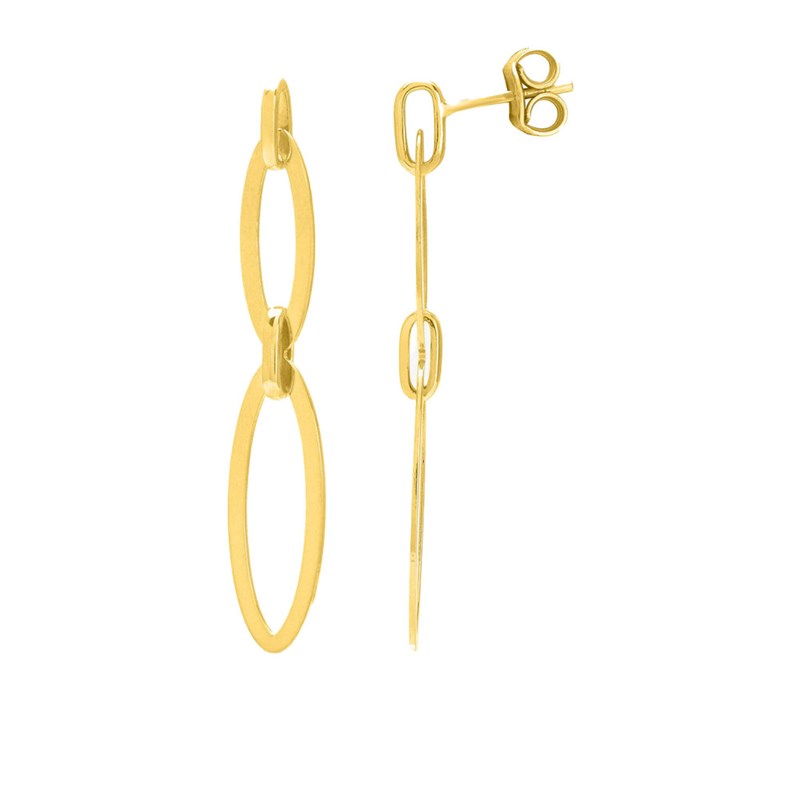 Boucles d'oreilles Femme pendantes - Or 18 Carats
