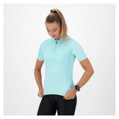 Maillot Manches Courtes Rogelli Core Femme Bleu clair