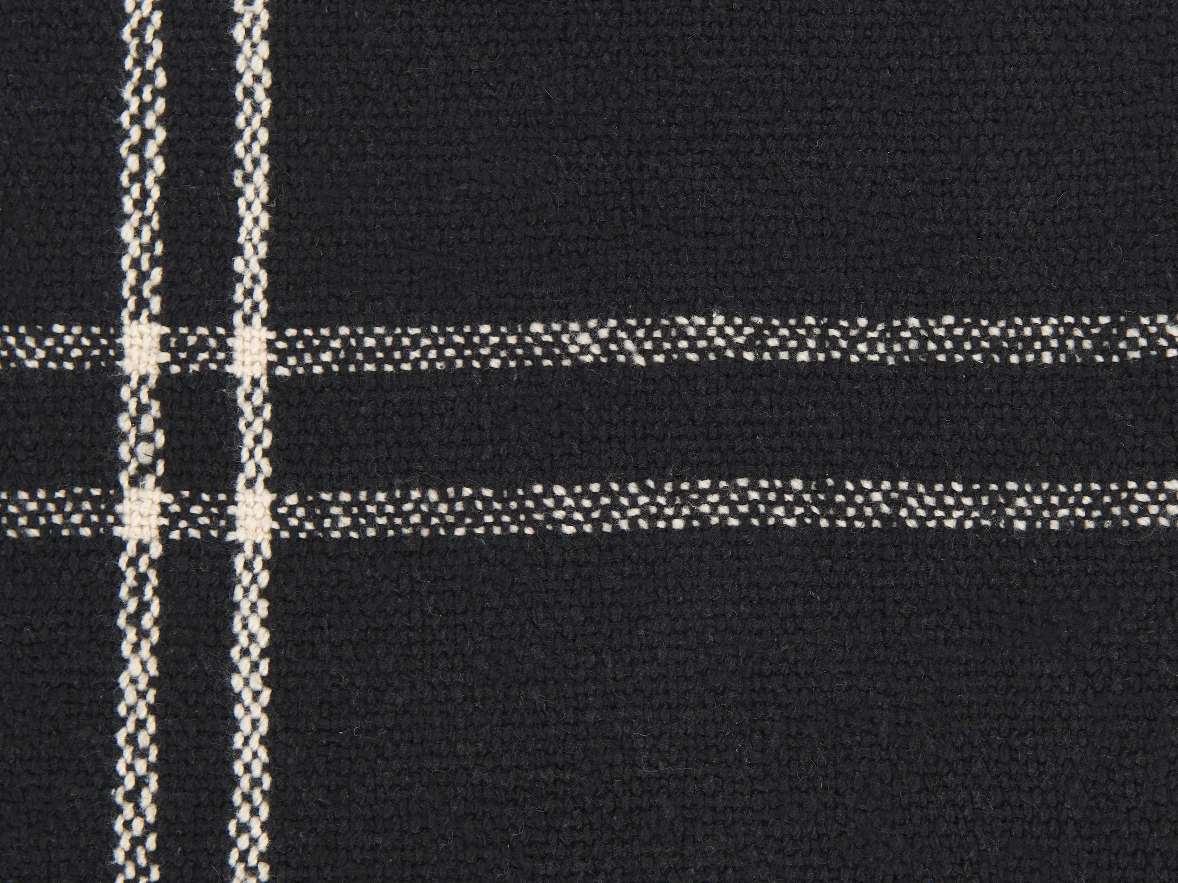 Plaid KULAC Katoen 130 x 170 cm Zwart