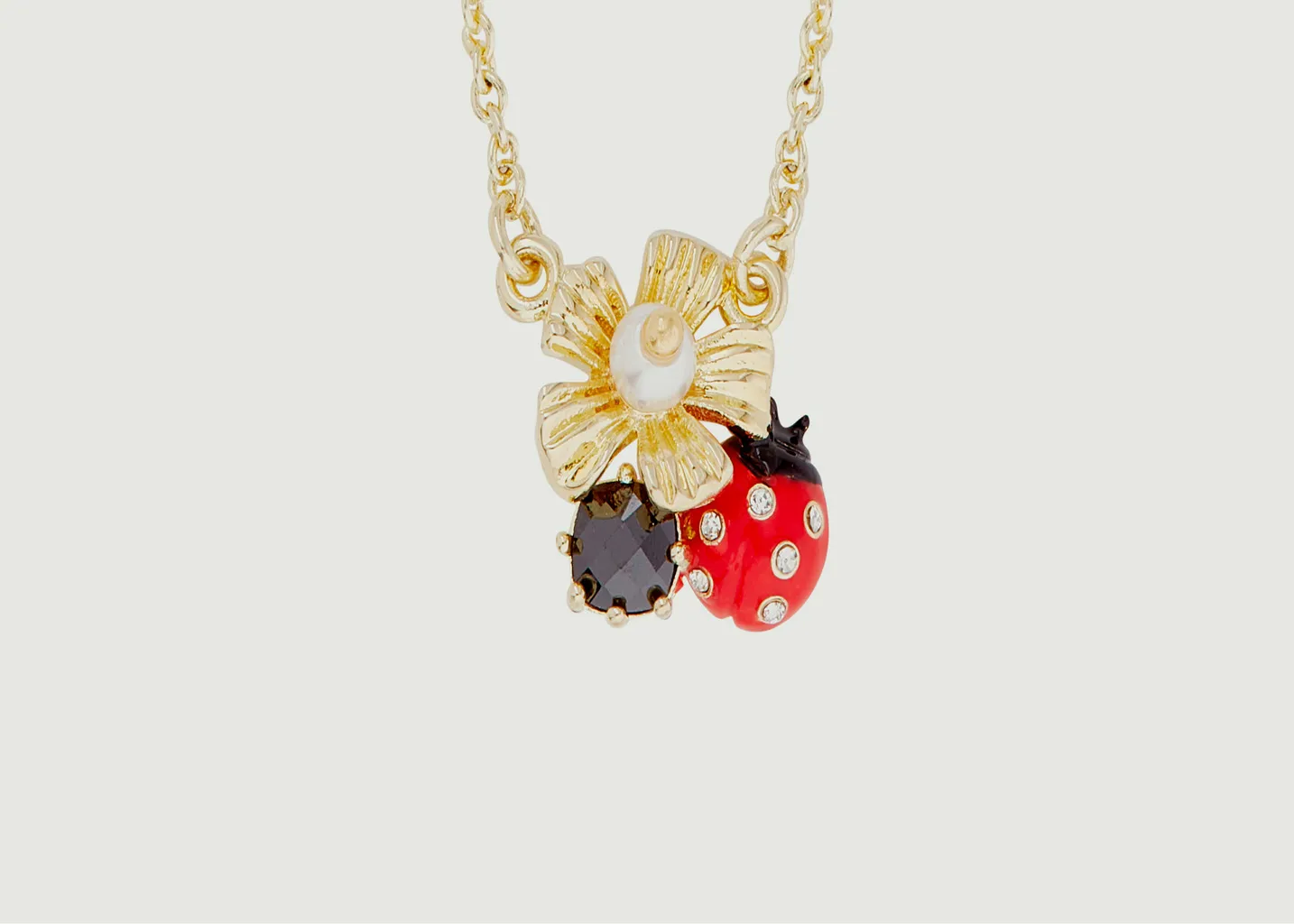 Collier pendentif coccinelle Les Néréides