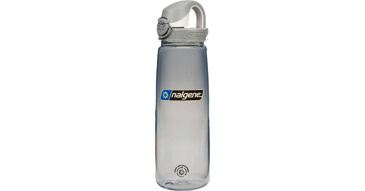 NalgeneOn-The-Fly Lock-Top Sustain Bottle, 700 ml drinkfles  (Grijs/transparant)