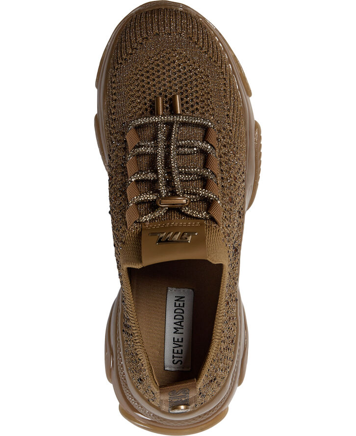 Steve Madden Meter Sneaker Bronze/clear