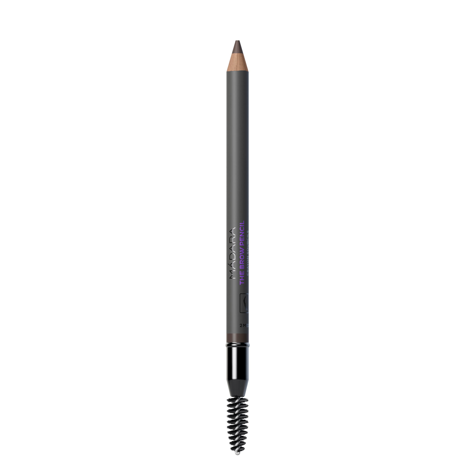 MÁDARA Organic Skincare  The Brow Pencil, #2 Medium Brown (1 g)
