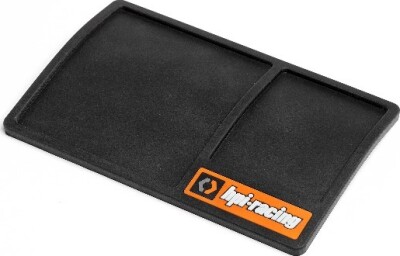 Small Rubber Hpi Racing Screw Tray - Black - Hp101998