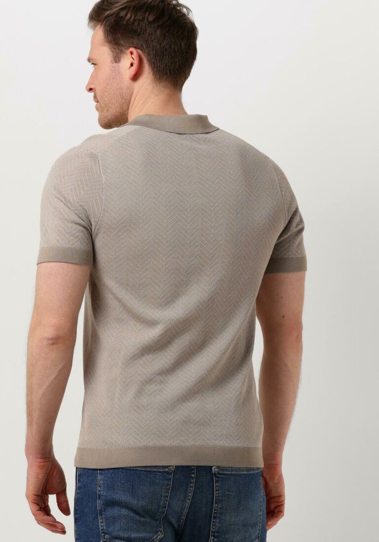 DRYKORN beige drykorn polo braian