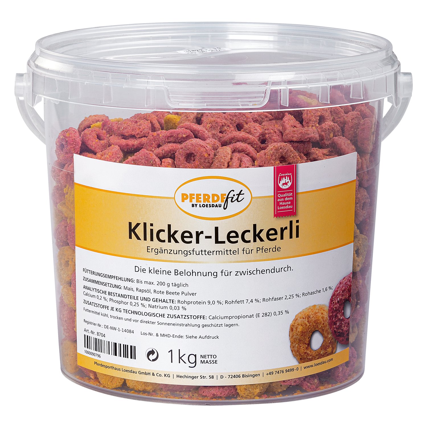 PFERDEfit by Loesdau Klicker-Leckerli  - 1 kg