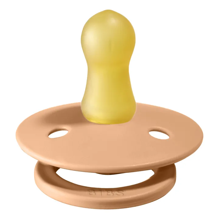 Bibs Tétines en caoutchouc naturel - Set de 2 | Rose pêche