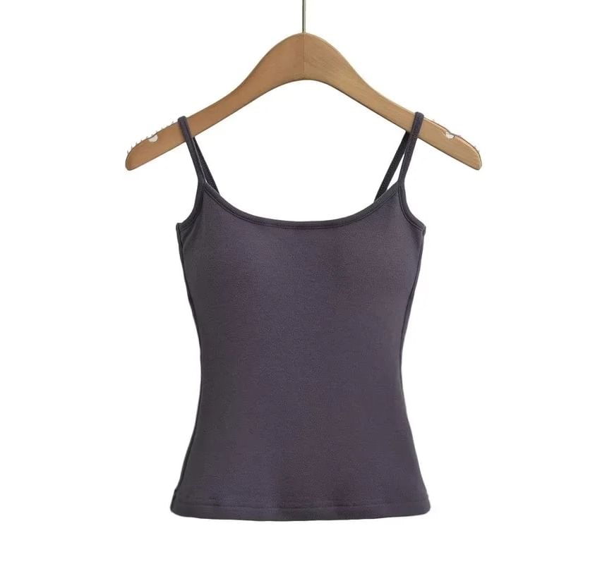 Asiris - Effen, slim-fit, gewatteerde crop top