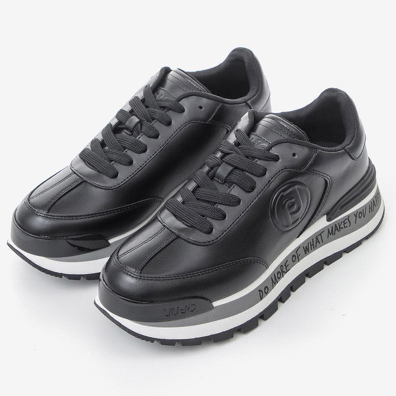 Liu-Jo Sneakers en Cuir Tiphaine noires