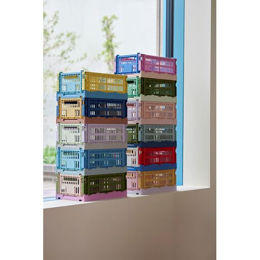 HAY Colour Crate Mix Kasse, Gylden Gul, Small