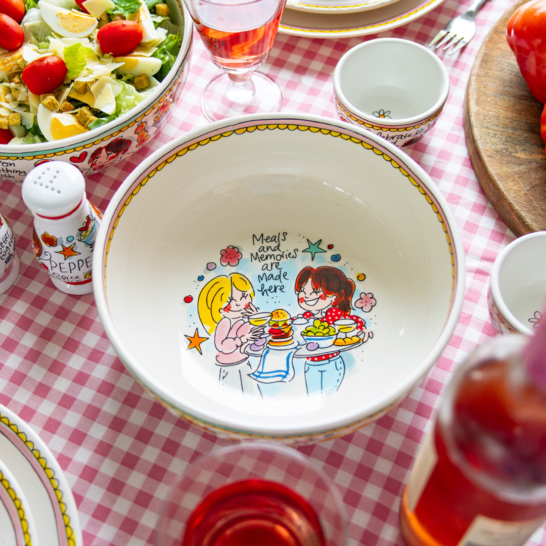 Schaal diep 24 cm Salade