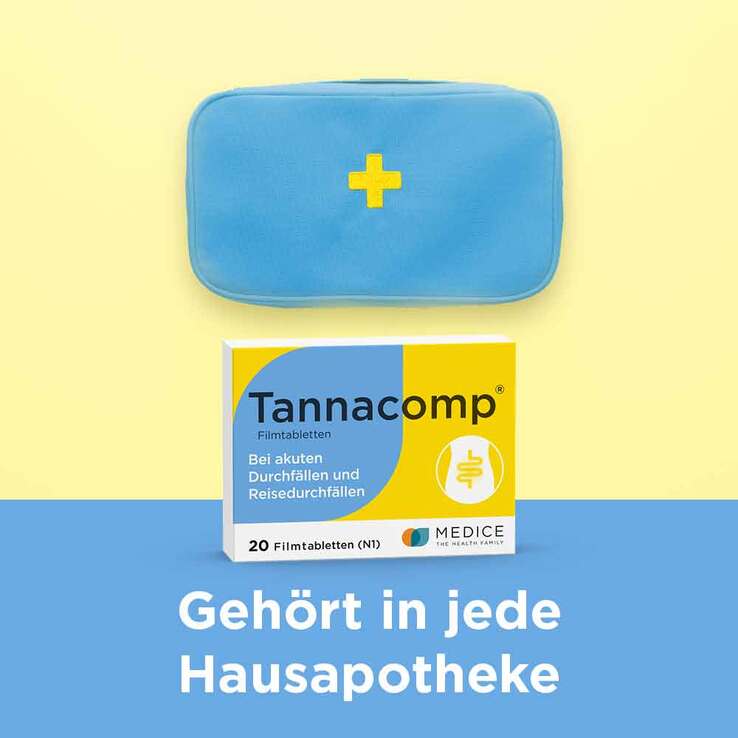 Tannacomp® Filmtabletten bei akutem Durchfall , 20 St