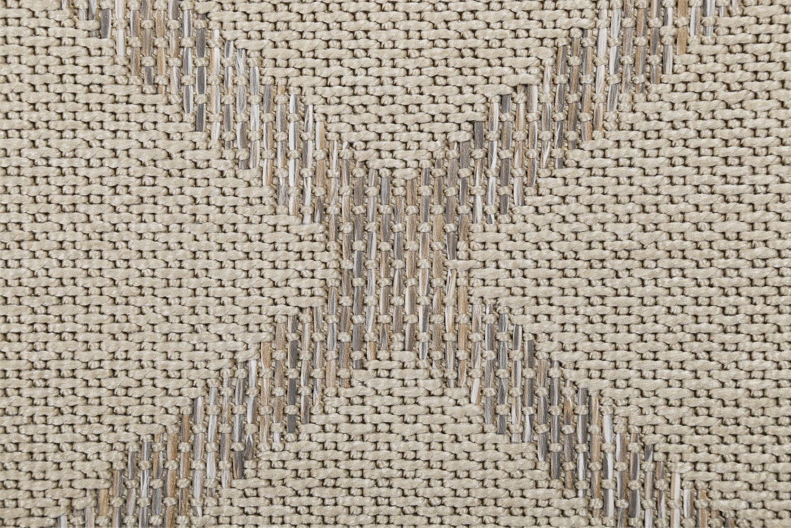 ESPRIT Outdoorteppich RHOMB 120 x 170 cm beige/grau