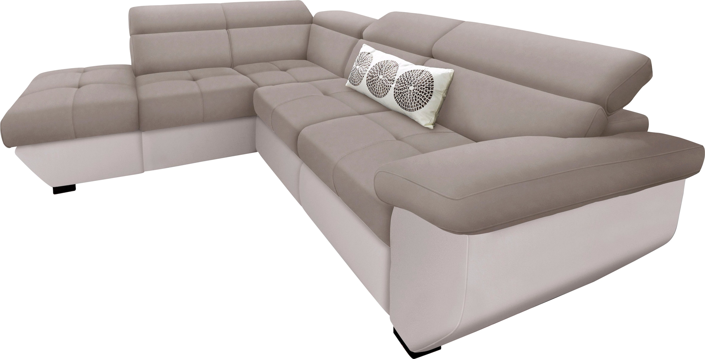 COTTA Ecksofa »Speedway L-Form« mit Kopfteilverstellung, wahlweise mit Bettfunktion & Bettkasten