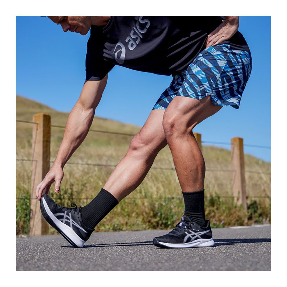 Asics PATRIOT 13 - Chaussures running Homme black/white