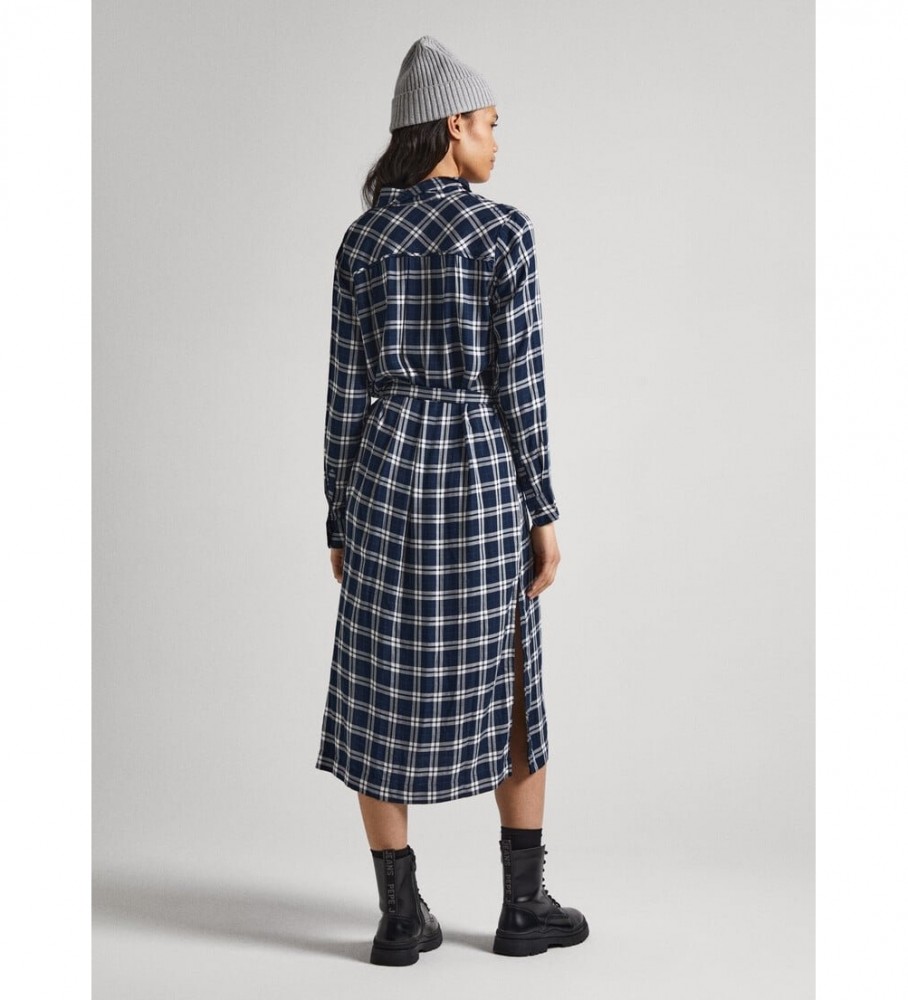 Vestido Iliana azul-marinho da Pepe Jeans