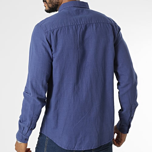 Chemise Manches Longues Cameron Bleu Marine