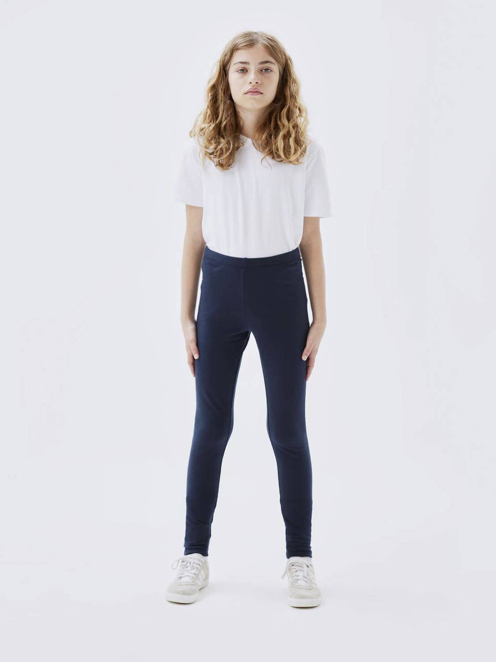 NAME IT legging NKFDAVINA met katoen donkerblauw