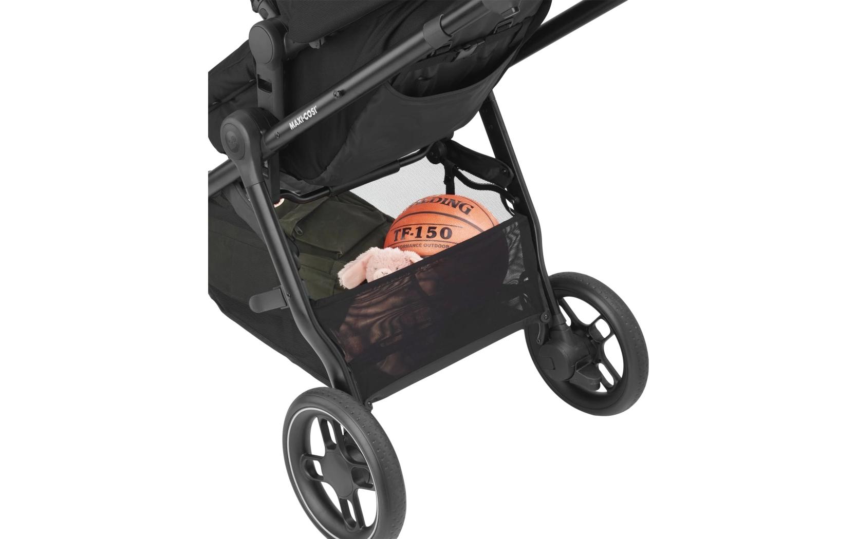 Kinderwagen Zelia 3 Essential Black<br>Praktischer 2-in-1-Kinderwagen mit Sportwagenaufsatz