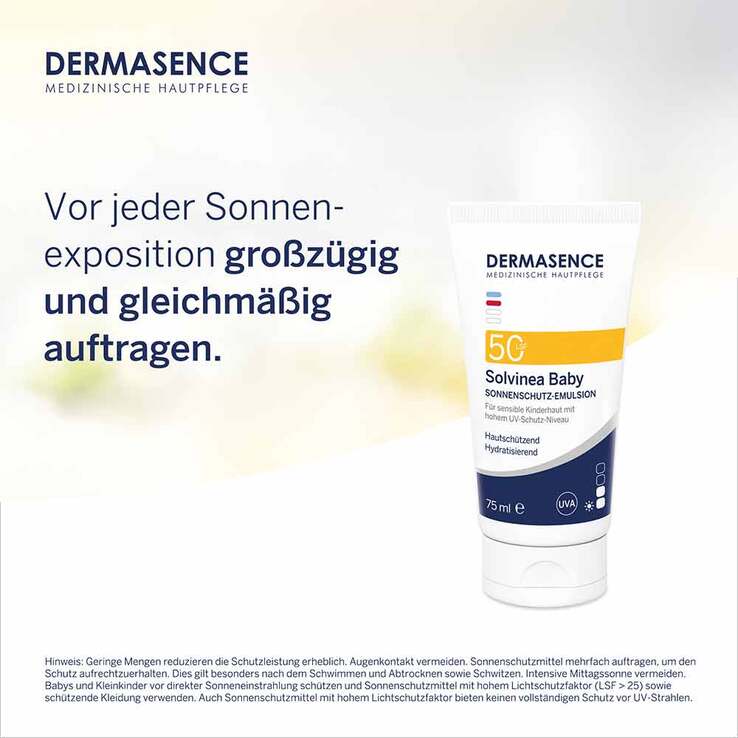 Dermasence Solvinea Baby Creme LSF 50, 75 ml