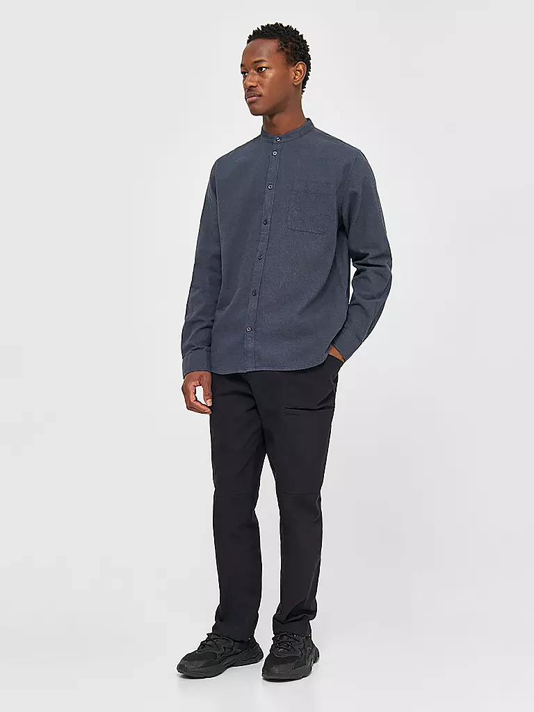 KNOWLEDGE COTTON APPAREL Flanellhemd  blau