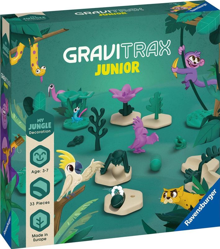 Ravensburger - GraviTrax Junior - Uitbreiding Jungle - Konstruktiespeelgoed
