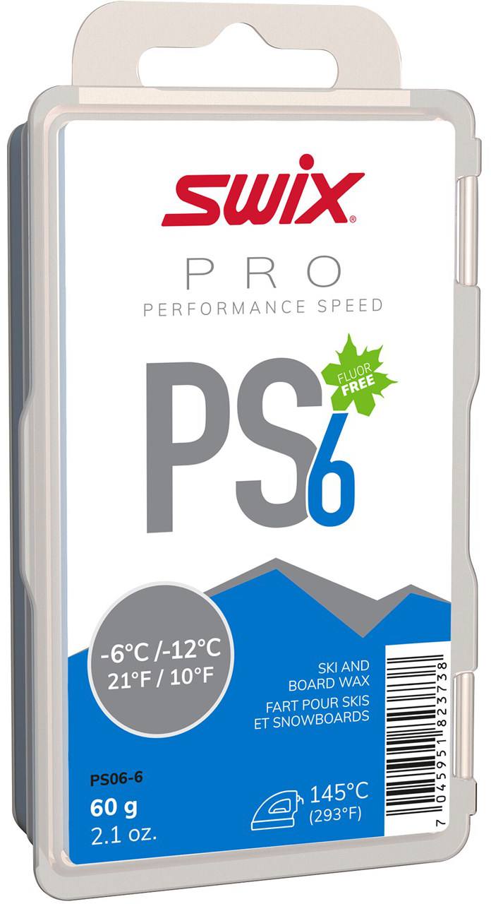 Swix PS6 Blue -6°C til -12°C, 60g