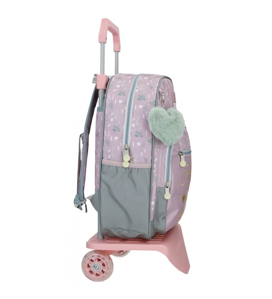 Enso Mochila Escolar Enso Beautiful day 38cm con carro morado