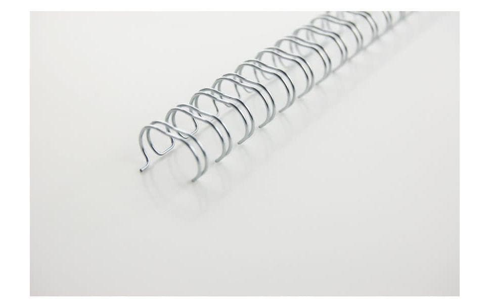 Binderücken Draht 8 mm Schwarz, 100 StückBindung von Dokumenten, 100 Stk.