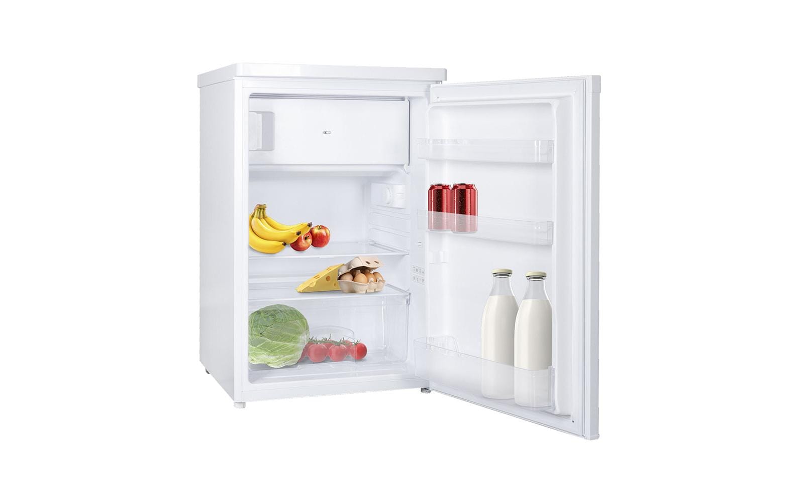 Kühlschrank KSG118 - Weiss<br>Freistehender Kühlschrank