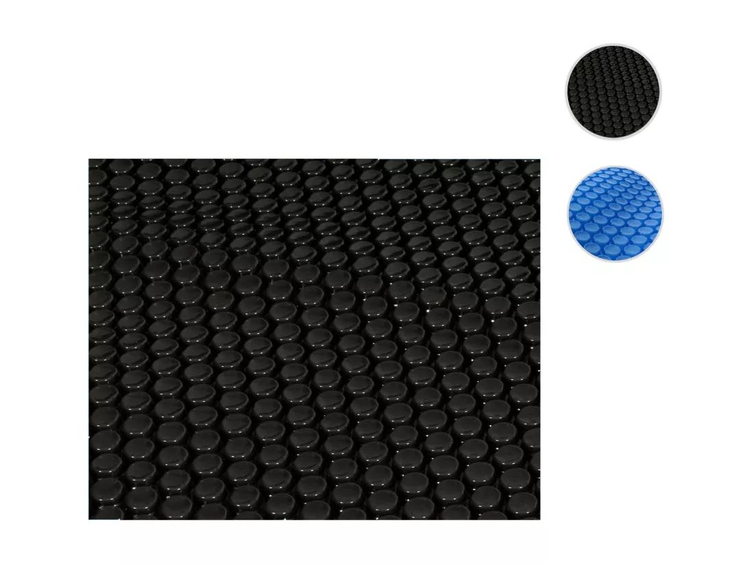 Couverture de piscine 200 µm, rectangulaire, 3x2 m, noir