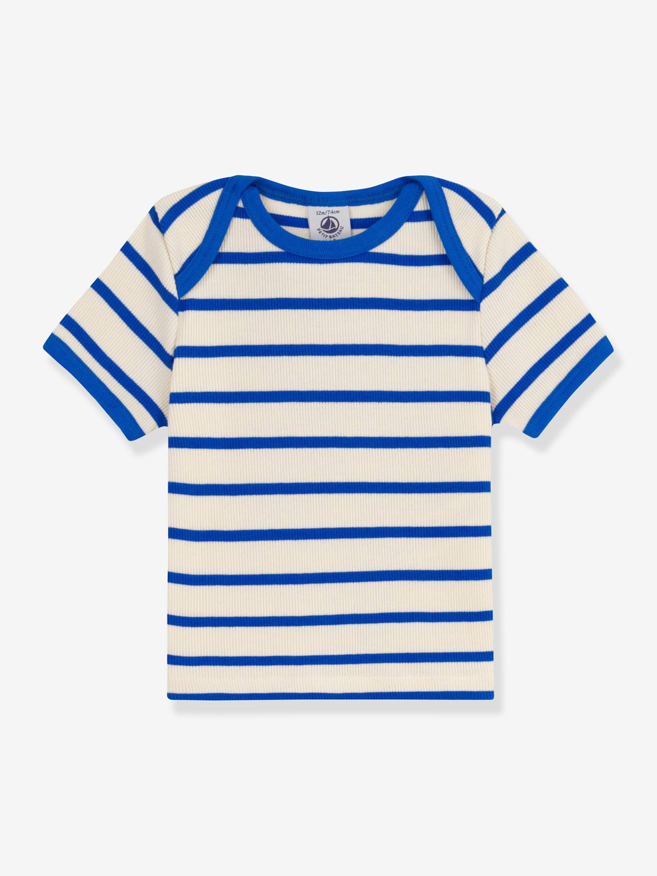 Camiseta PETIT BATEAU bege de manga curta
