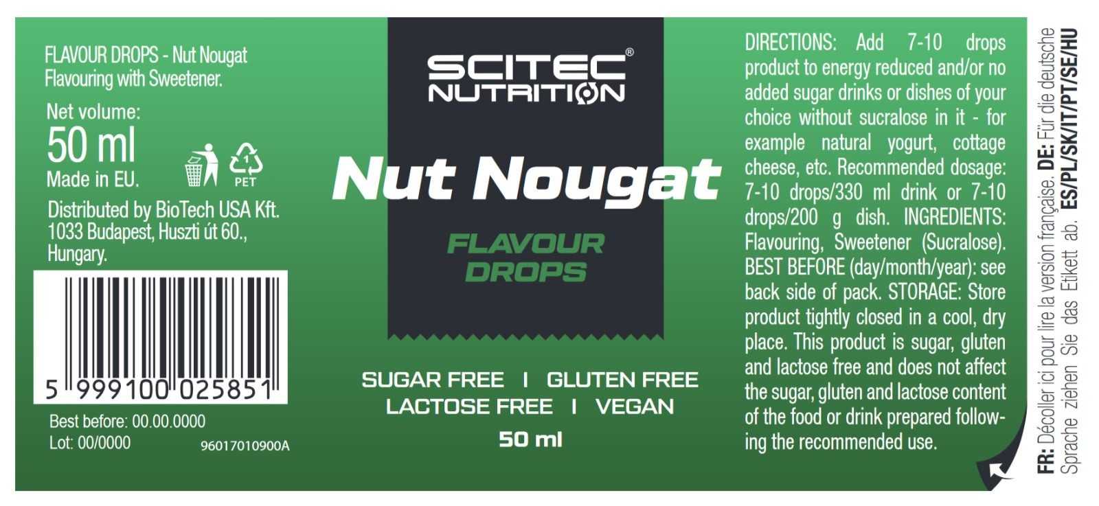 Scitec Nutrition Gotas Aromatizantes 50ml
