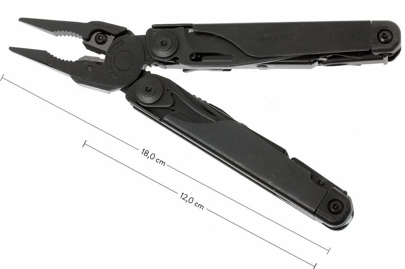 Leatherman Surge Black multitool, MOLLE-foedraal, model 2013