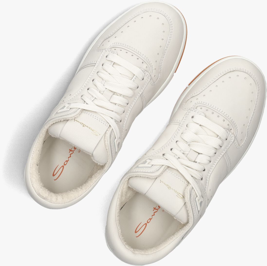 beige santoni lage sneakers 21896
