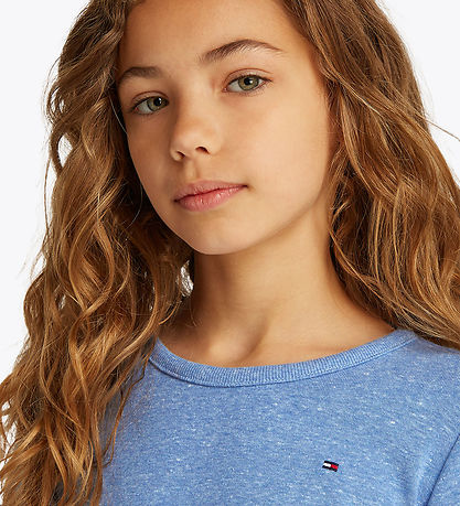 Tommy Hilfiger Bluse - Kurz geschnitten - Blue Zauber