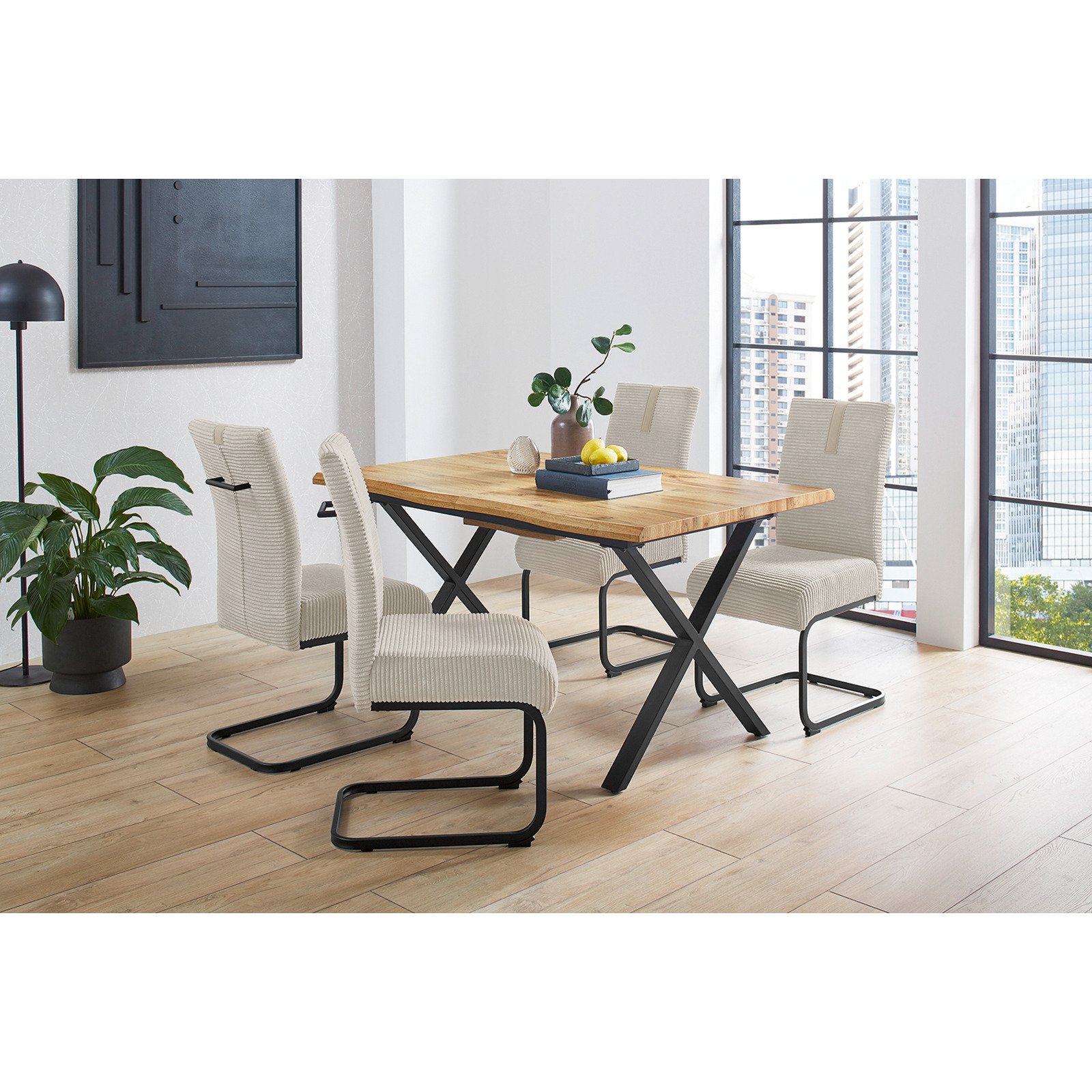 Tisch Marta Dekor Wildeiche, 140/180 x 76 x 90 cm
