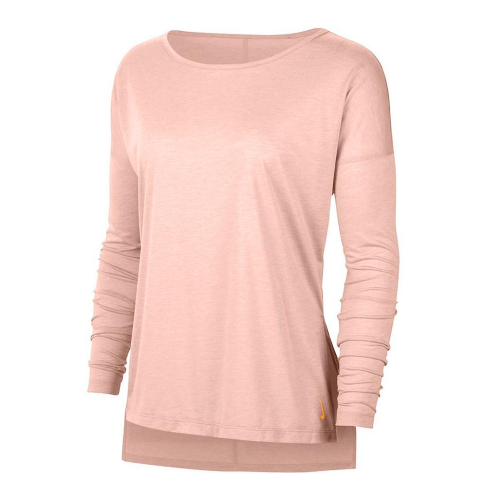 Nike T-shirt Rose Femme Nike Dry Layer