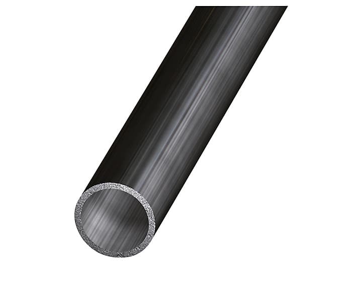 Tube rond acier verni ø30 mm, 1 m