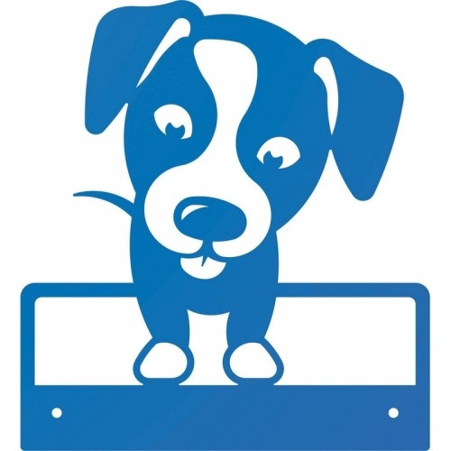 Mural Mod. filhote de cachorro na cor Azul