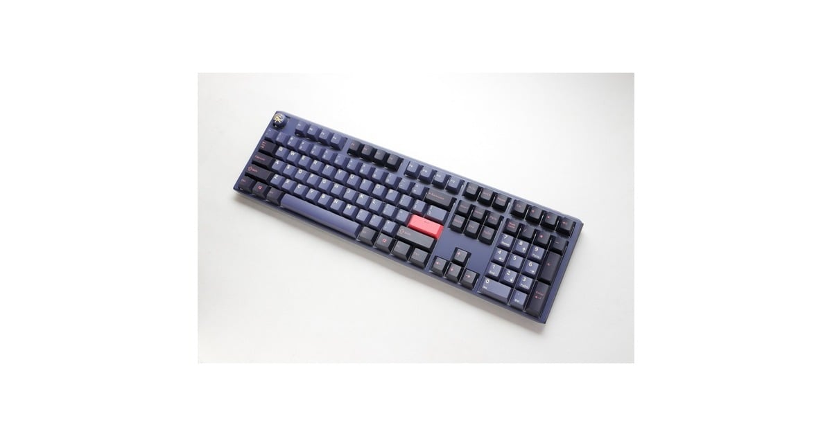 DuckyOne 3 Cosmic Blue, toetsenbord  (Donkerblauw, US lay-out, Cherry MX Red, RGB led, Double-shot PBT, Hot-swappable, QUACK Mechanics)