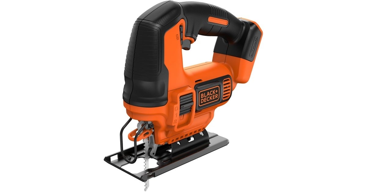 BLACK+DECKERBDCJS18N 18V accu pendeldecoupeerzaag   (Oranje/zwart, Accu en oplader niet inbegrepen)