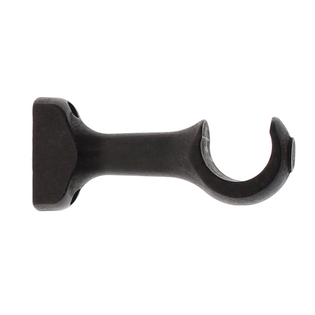 Support ouvert simple noir mat D28mm
