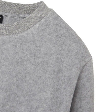 LMTD Bluse - Fleece - NlnNeddy - Grey Melange