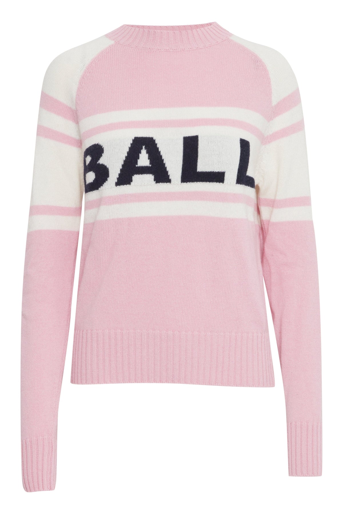 Ball Baeverest Logo Knit 1621261 azalea pink melange