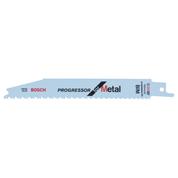 Bosch Prof reciprozaagblad S123XF progressor voor metaal - 2 stuks