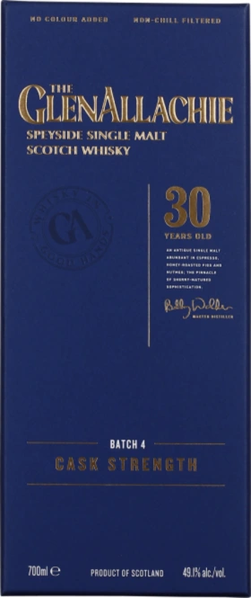 GLENALLACHIE 30 YEARS BATCH 4 70CL