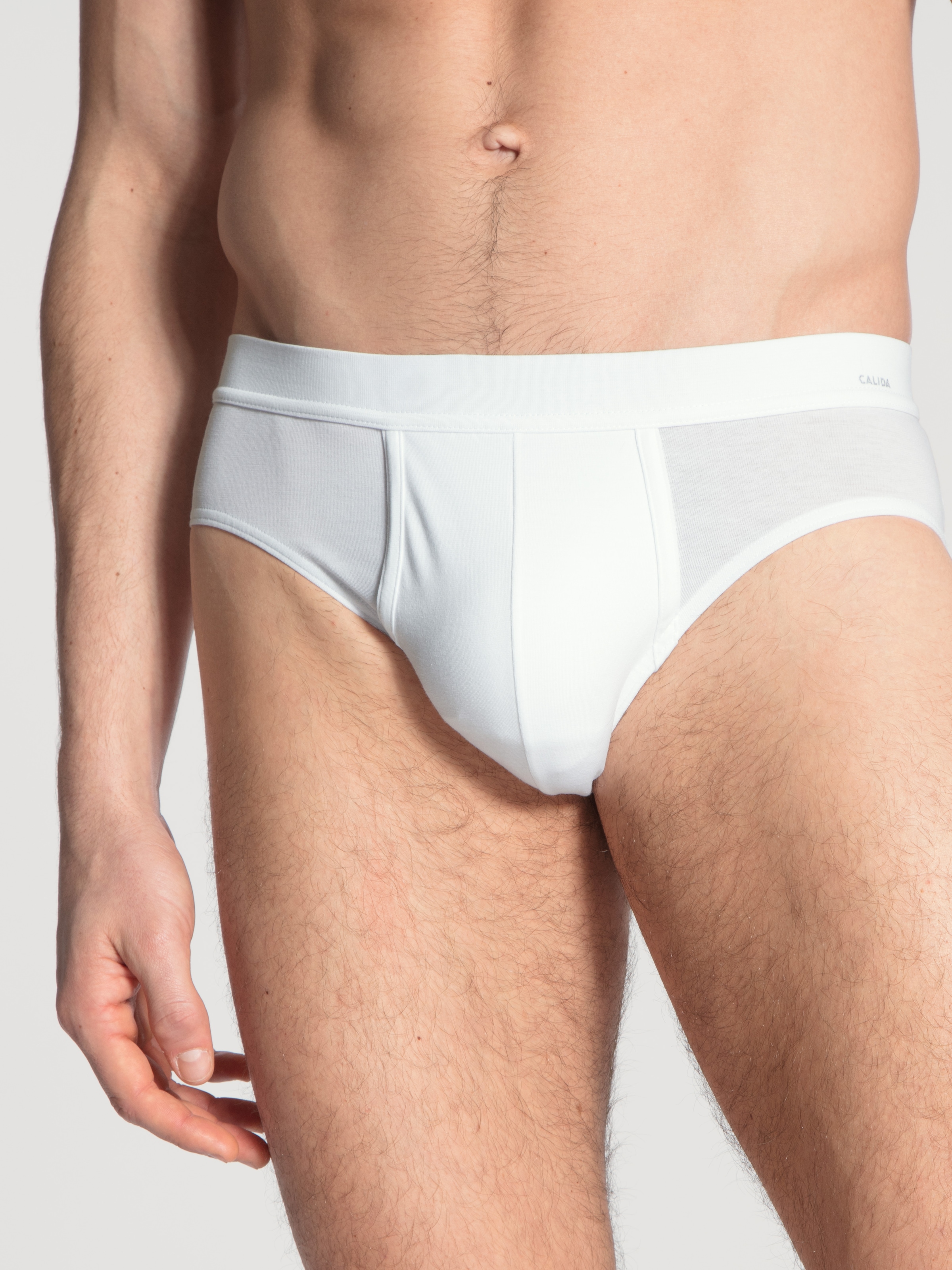 CALIDA Slip »Cotton Code«, Baumwoll-Mix, elastisch, mit Eingriff, weich