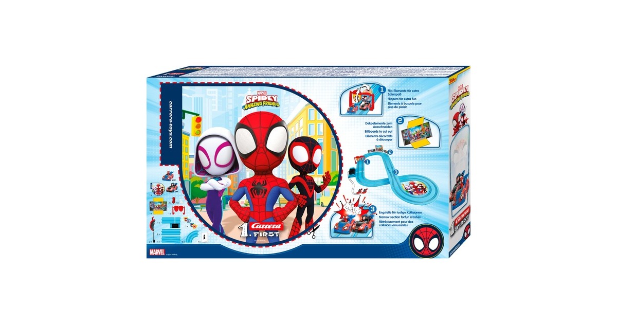 CarreraFIRST Spidey and his amazing friends - Go Spidey Go! Racebaan